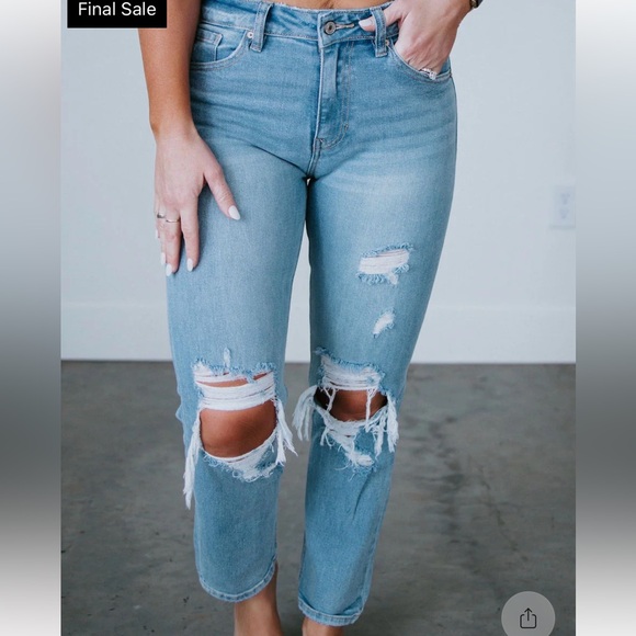 KanCan Denim - KanCan Light Blue Distressed Skinny Jeans